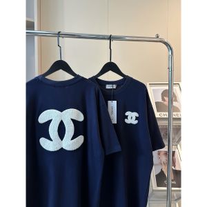シャネル 半袖Tシャツ ヴィンテージ限定 ネイビー A30238
