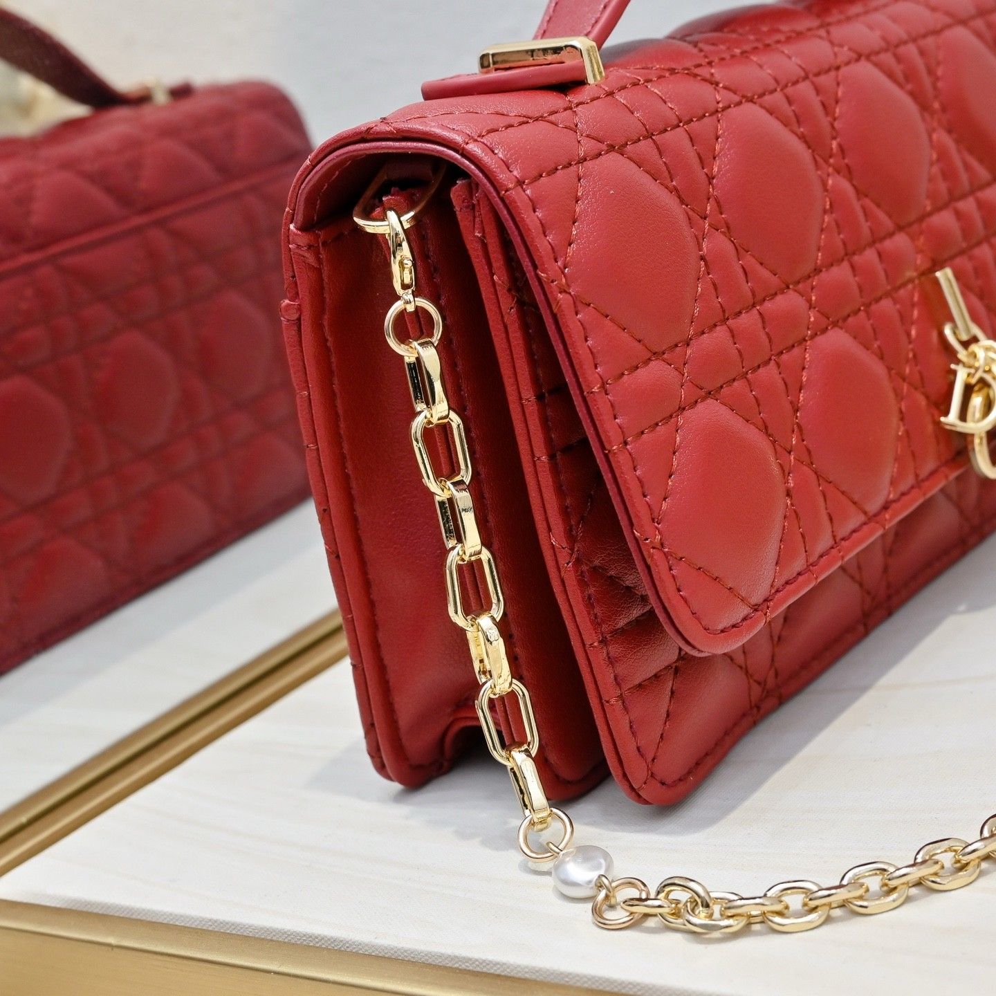 ディオール lady Dior ショルダーバッグ オシャレ A30285