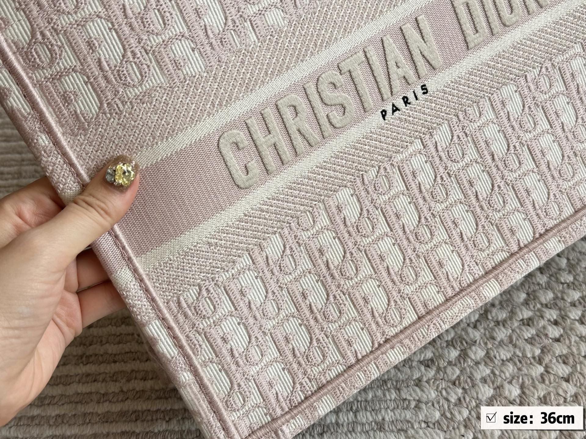 ディオール CDBooktote23 トートバッグ 刺繍 オシャレ A30307