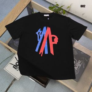 モンクレール 半袖Tシャツ ロゴプリント カジュアル カップル ルーズ A30302