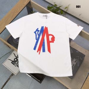 モンクレール 半袖Tシャツ ロゴプリント カジュアル カップル ルーズ A30302