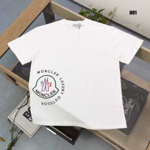 モンクレール 半袖Tシャツ ロゴプリント カジュアル カップル ルーズ A30298
