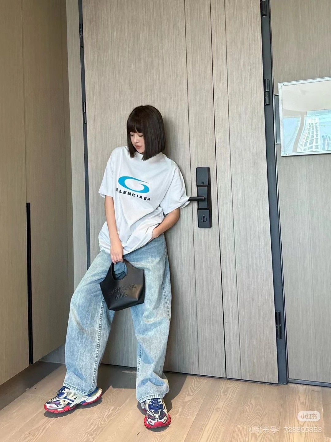バレンシアガ 2025 SS LOOP SPORTS ICON 半袖Tシャツ プリント A30300