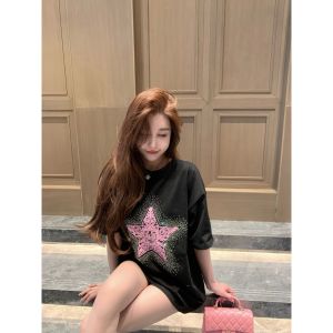ディオール 半袖Tシャツ 五芒星ホットダイヤモンド オシャレ A30310