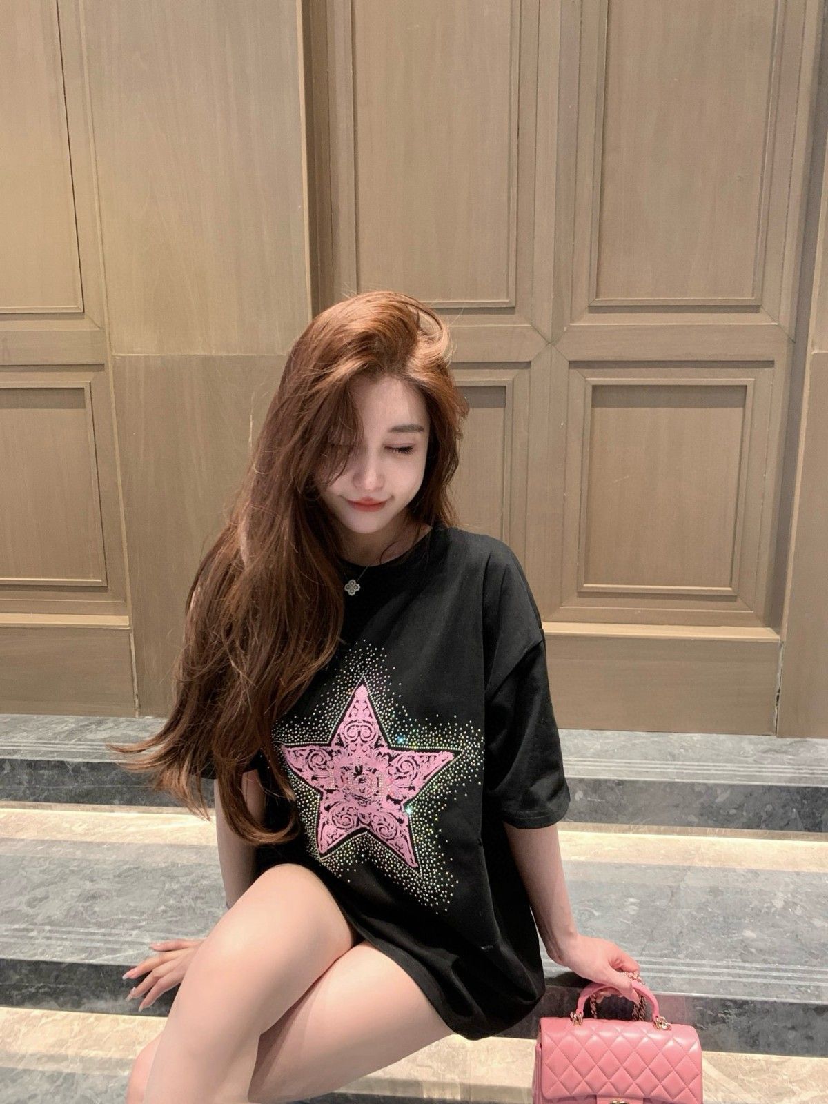 ディオール 半袖Tシャツ 五芒星ホットダイヤモンド オシャレ A30310