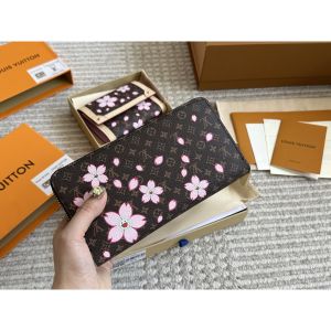 ルイヴィトン ウォレット 財布 レザー 桜 男女向け A30316