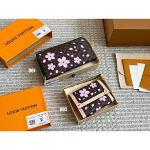 ルイヴィトン ウォレット 財布 レザー 桜 男女向け A30316