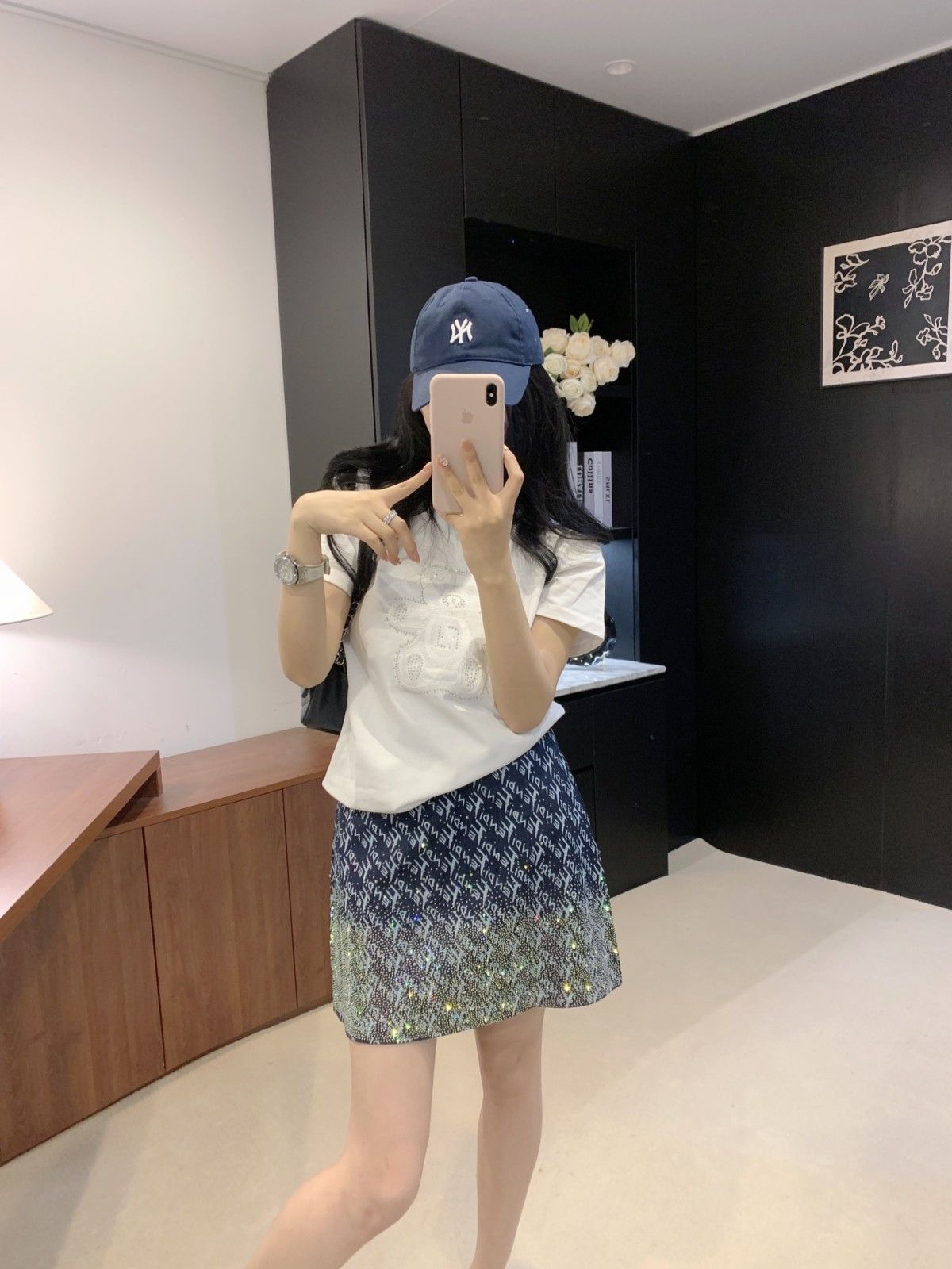 フェンディ 半袖Tシャツ＋スカート ファッショナブル A30314