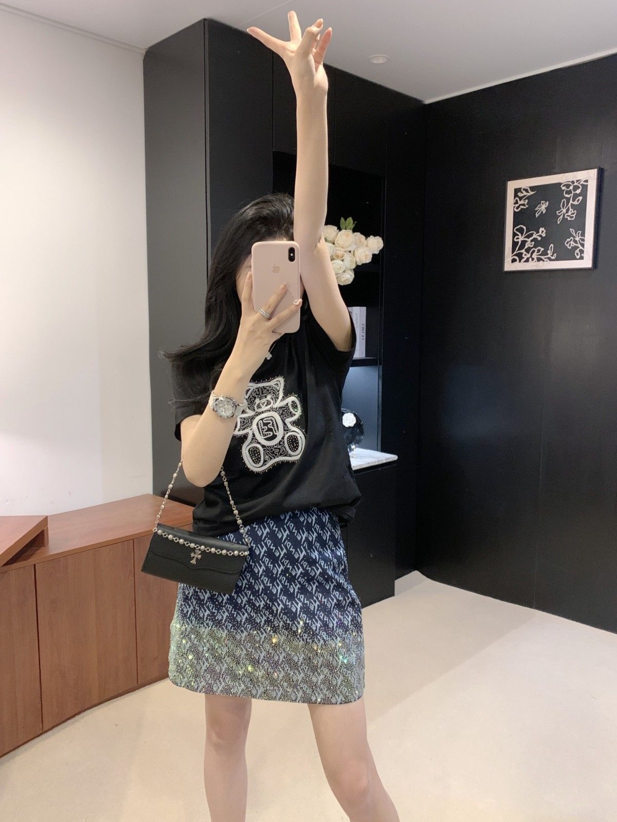フェンディ 半袖Tシャツ＋スカート ファッショナブル A30314