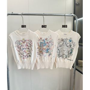 ディオール ニットベスト 刺繍 オシャレ A30327