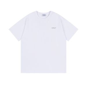 オフホワイト 半袖Tシャツ 新作 ルーズ ファション A30343