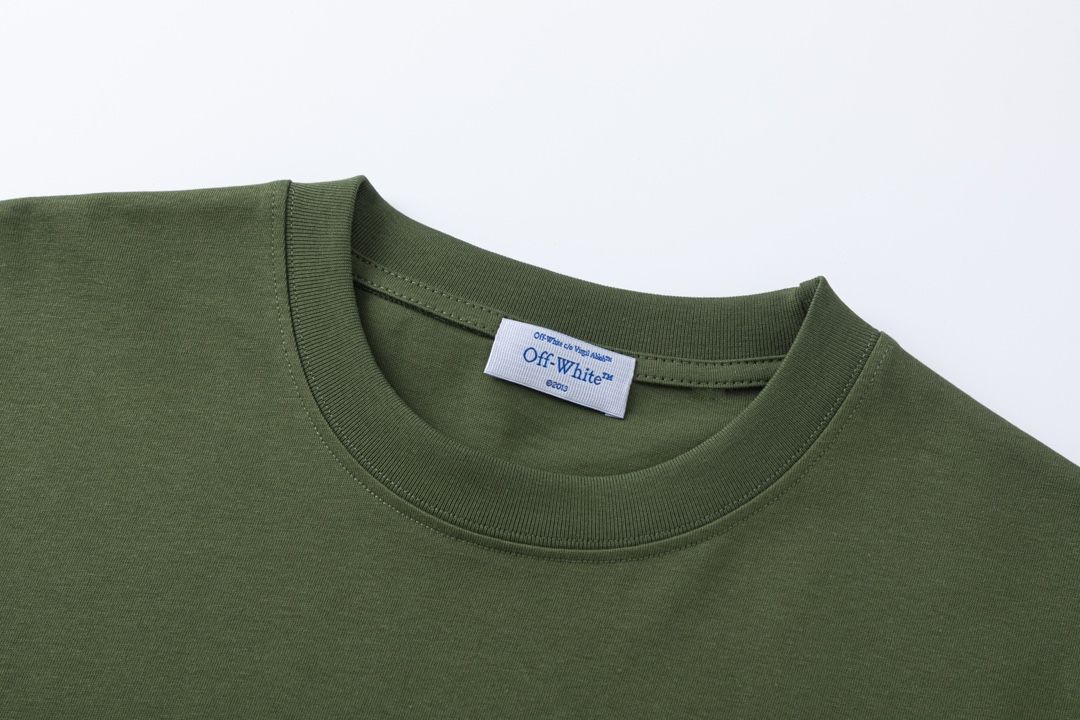オフホワイト 半袖Tシャツ 新作 ルーズ ファション A30342