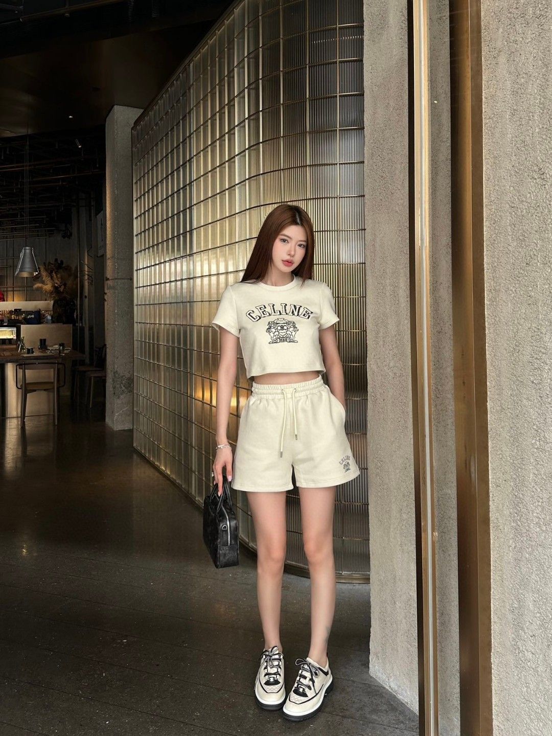 セリーヌ セット Tシャツ+ショートパンツセット カジュアル A30347