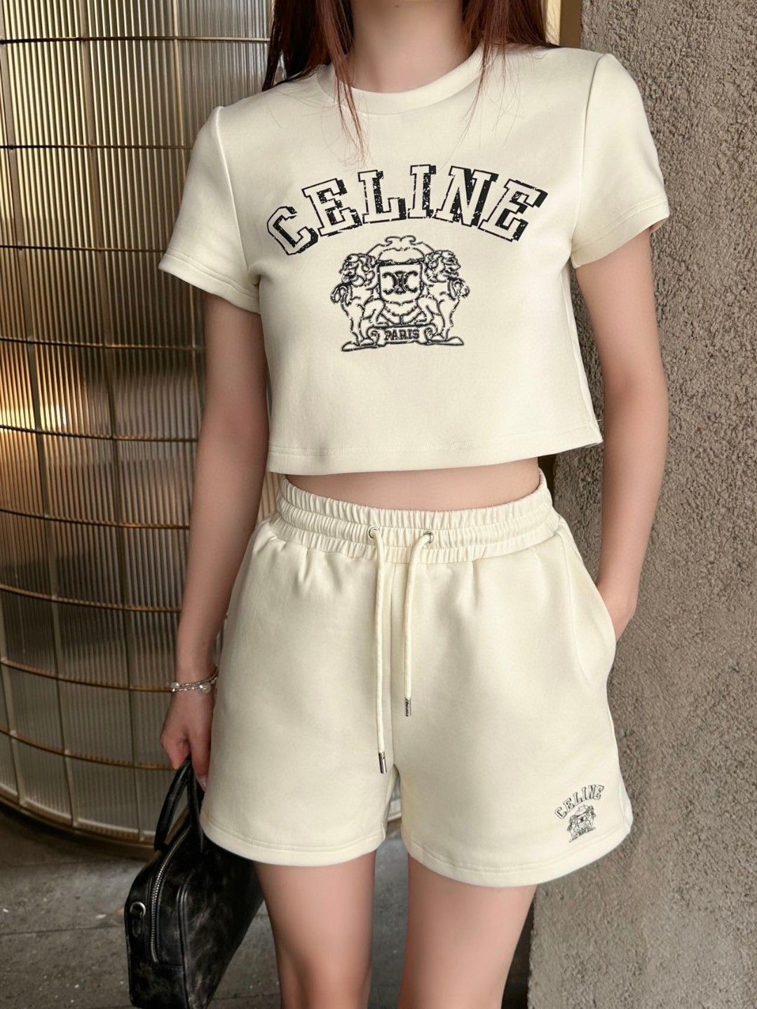 セリーヌ セット Tシャツ+ショートパンツセット カジュアル A30347