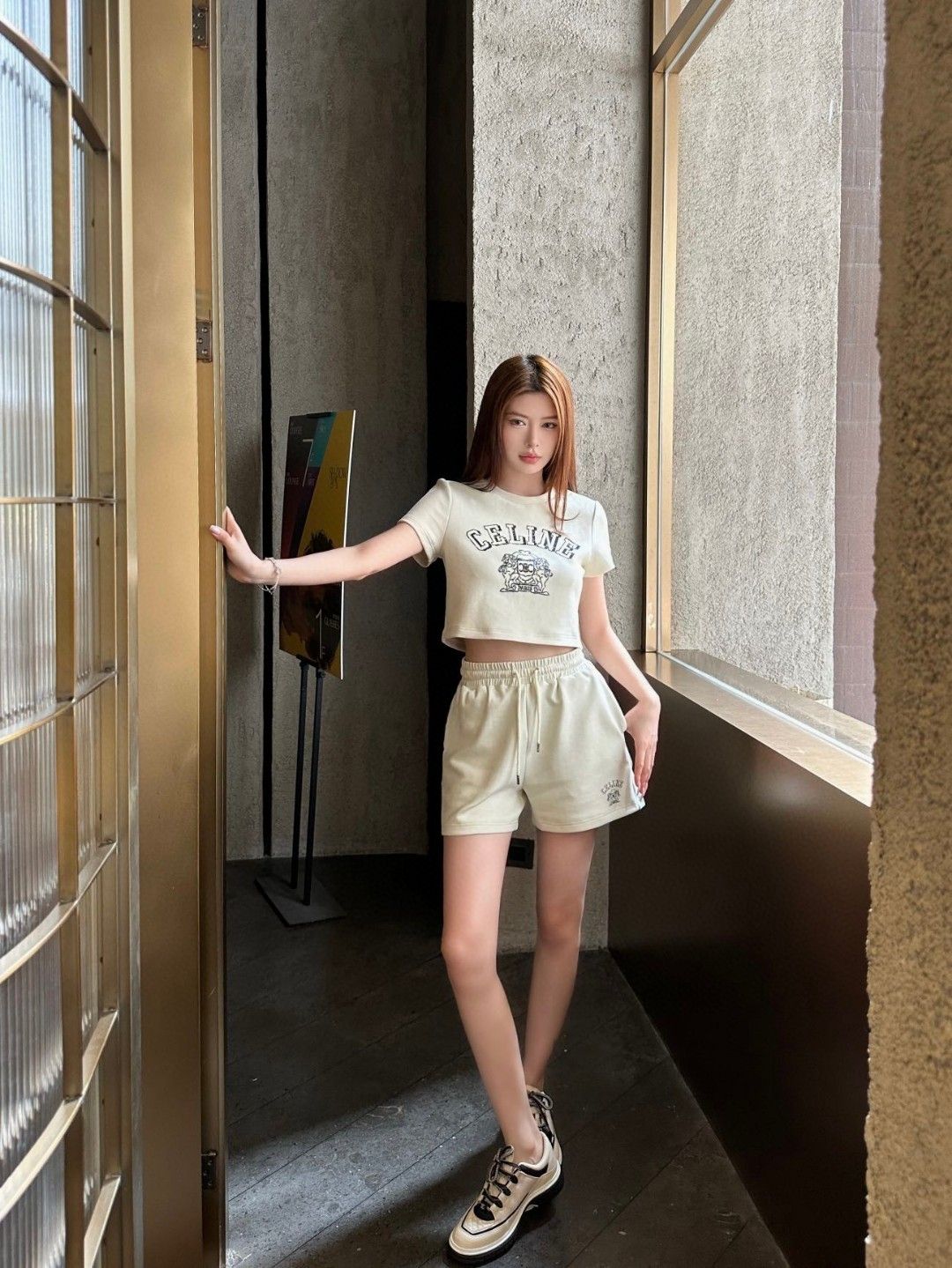 セリーヌ セット Tシャツ+ショートパンツセット カジュアル A30347
