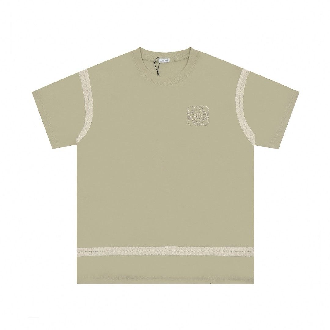 ロエベ Tシャツ半袖 クラシック 刺繍 osサイズ A30341