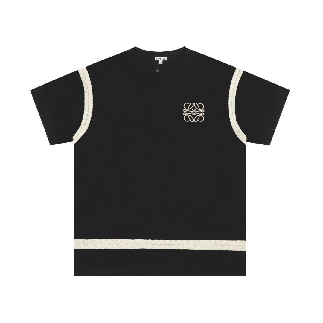 ロエベ Tシャツ半袖 クラシック 刺繍 osサイズ A30341