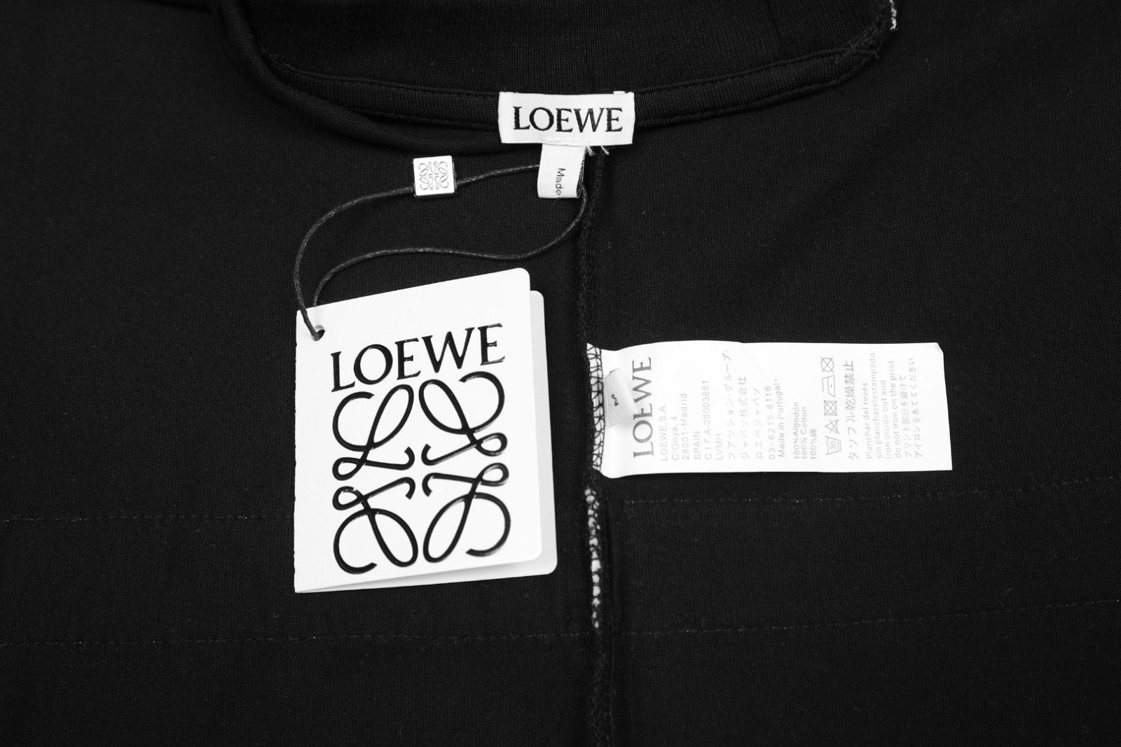 ロエベ Tシャツ半袖 クラシック 刺繍 osサイズ A30341