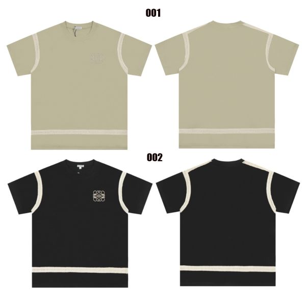 ロエベ Tシャツ半袖 クラシック 刺繍 osサイズ A30341