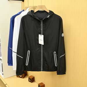 モンクレール 日焼け止め服ジャケット 夏用薄手 メンズ A30363