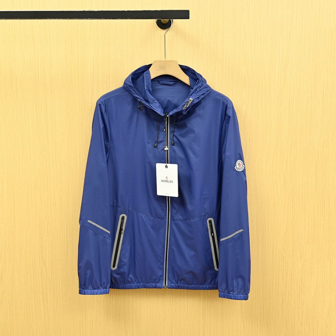 モンクレール 日焼け止め服ジャケット 夏用薄手 メンズ A30363
