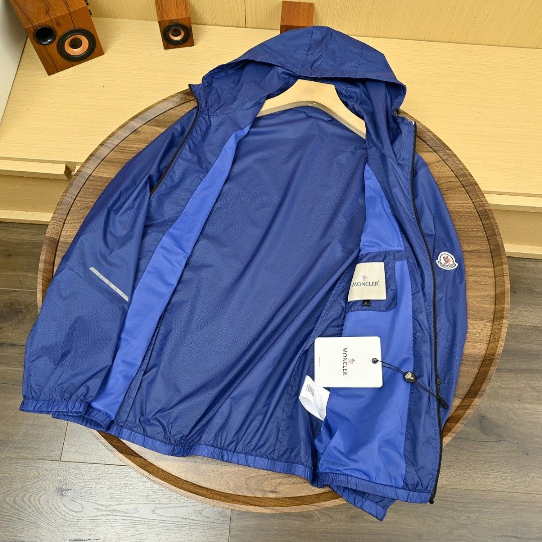 モンクレール 日焼け止め服ジャケット 夏用薄手 メンズ A30363