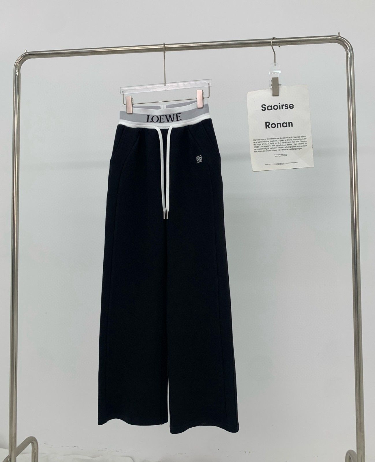 ロエベ カジュアルパンツ コントラストウェブトラックパンツ A30375