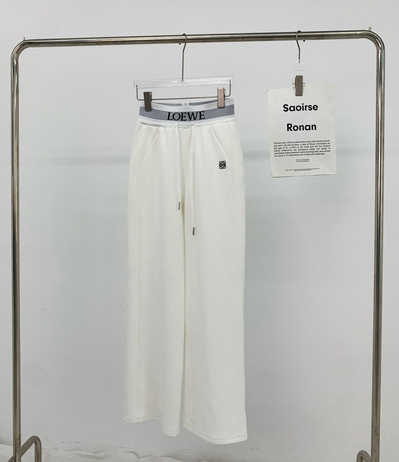 ロエベ カジュアルパンツ コントラストウェブトラックパンツ A30375