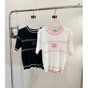 シャネル ニット半袖Tシャツ クラシック 高級 A30372
