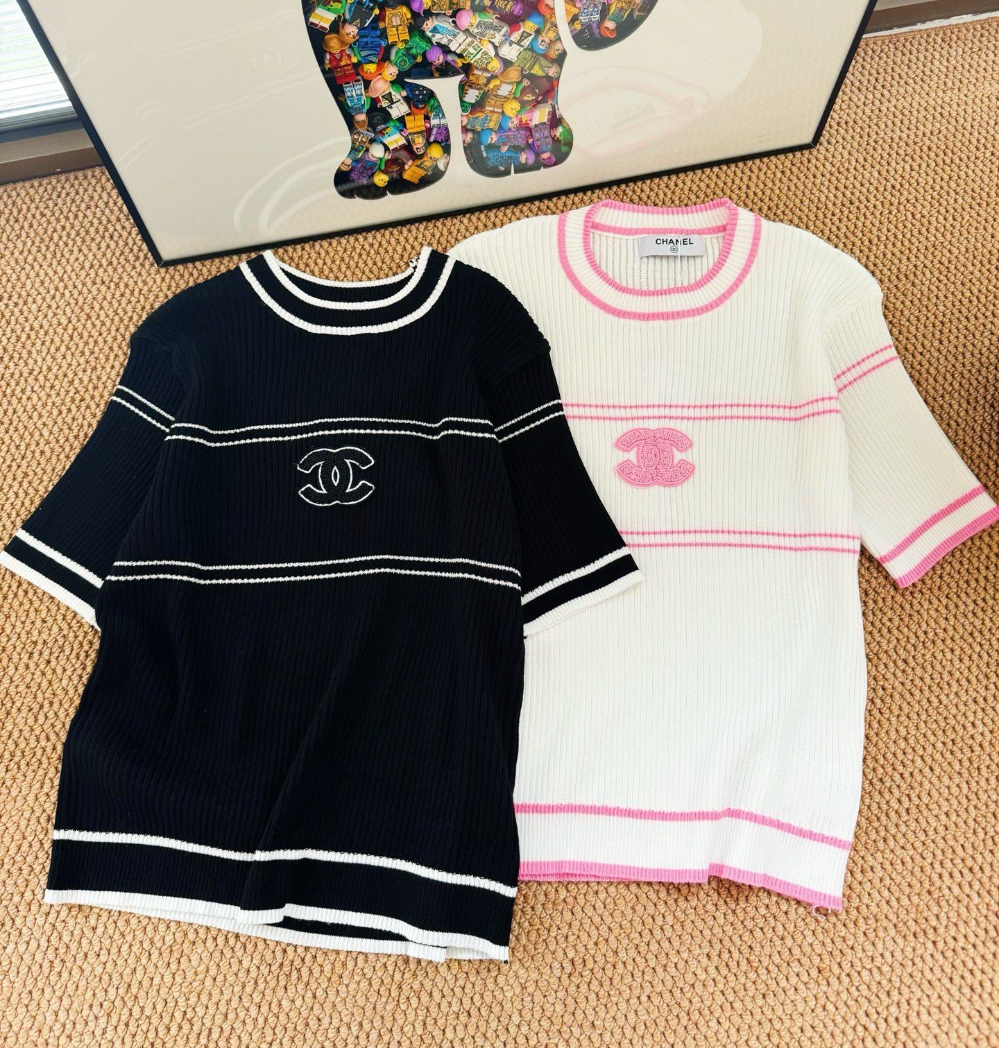 シャネル ニット半袖Tシャツ クラシック 高級 A30372