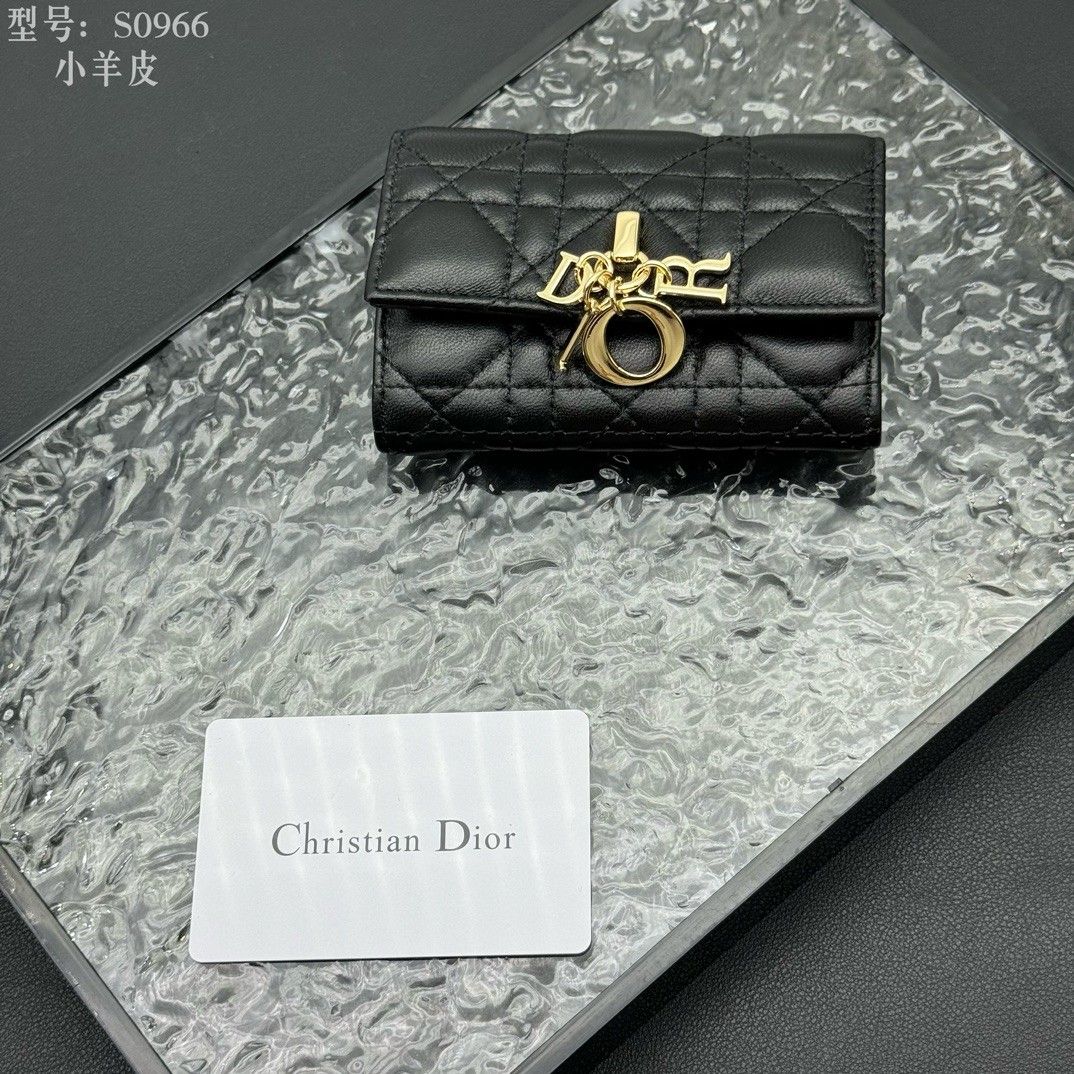 ディオール My Dior Glycine ウォレット 短財布 レザー A30399