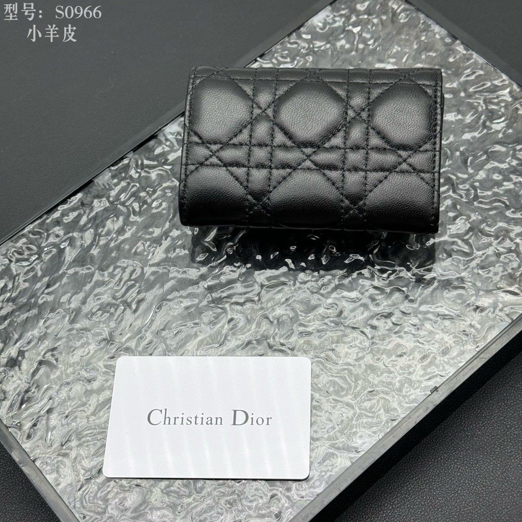 ディオール My Dior Glycine ウォレット 短財布 レザー A30399