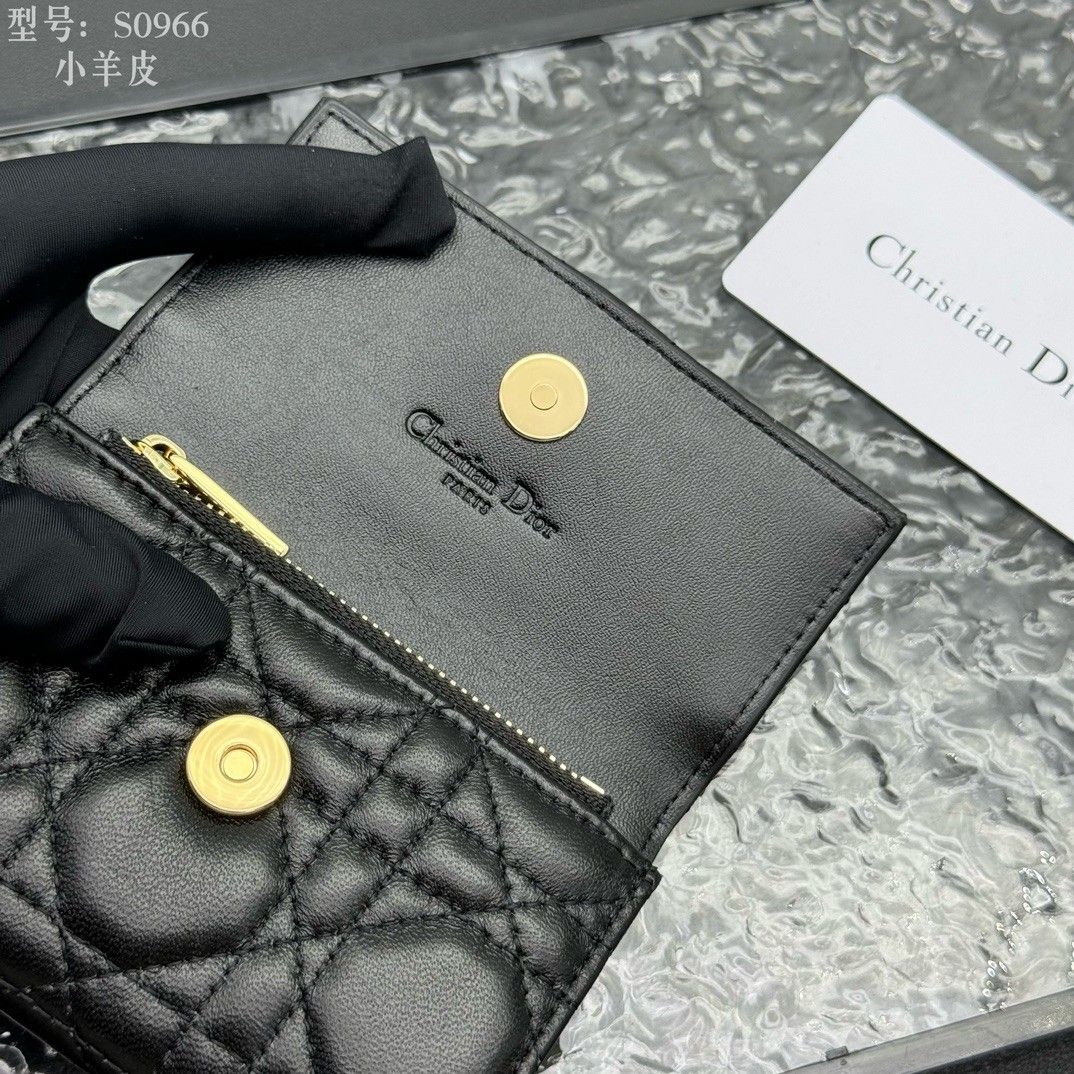 ディオール My Dior Glycine ウォレット 短財布 レザー A30399
