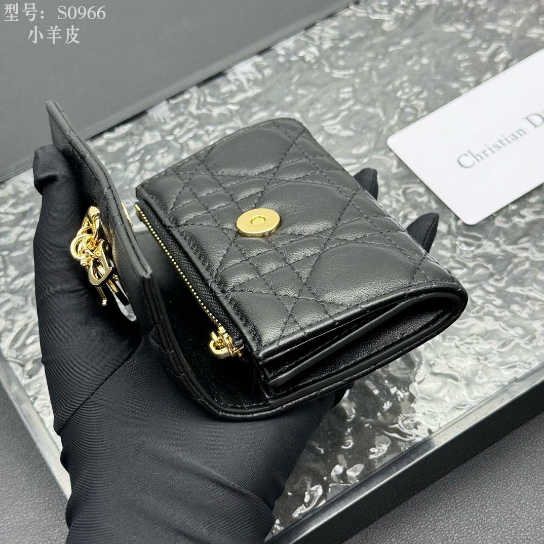 ディオール My Dior Glycine ウォレット 短財布 レザー A30399