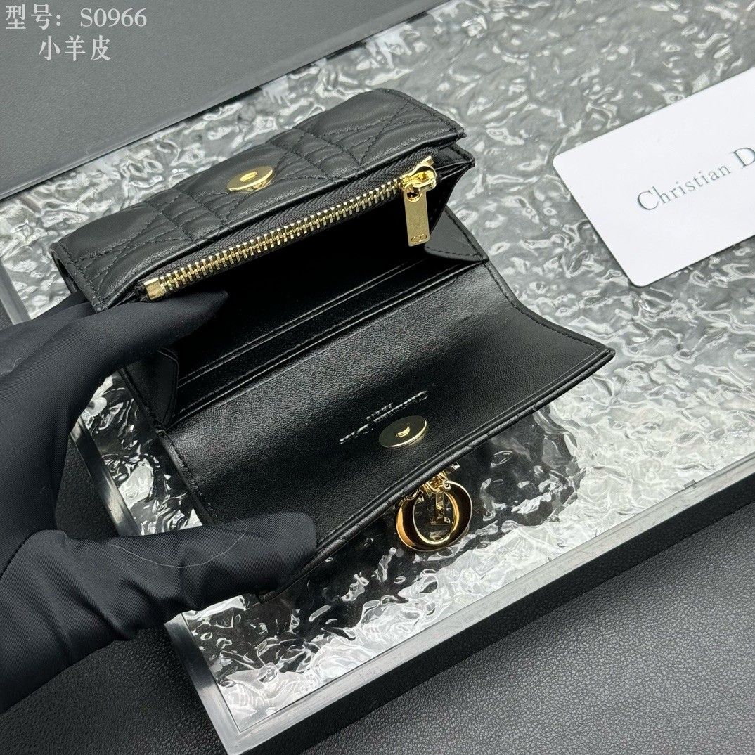 ディオール My Dior Glycine ウォレット 短財布 レザー A30399