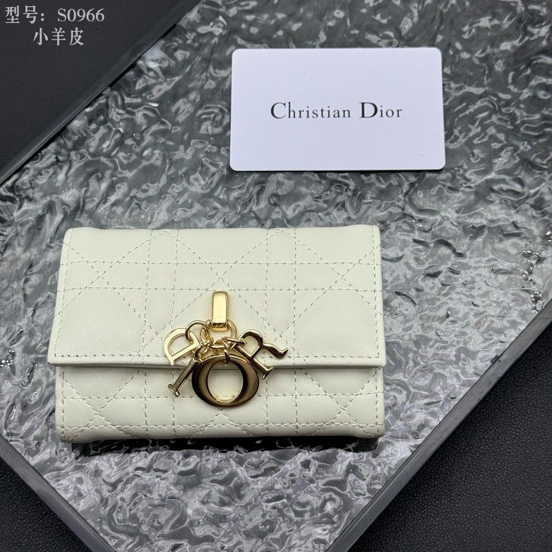 ディオール My Dior Glycine ウォレット 短財布 レザー A30399