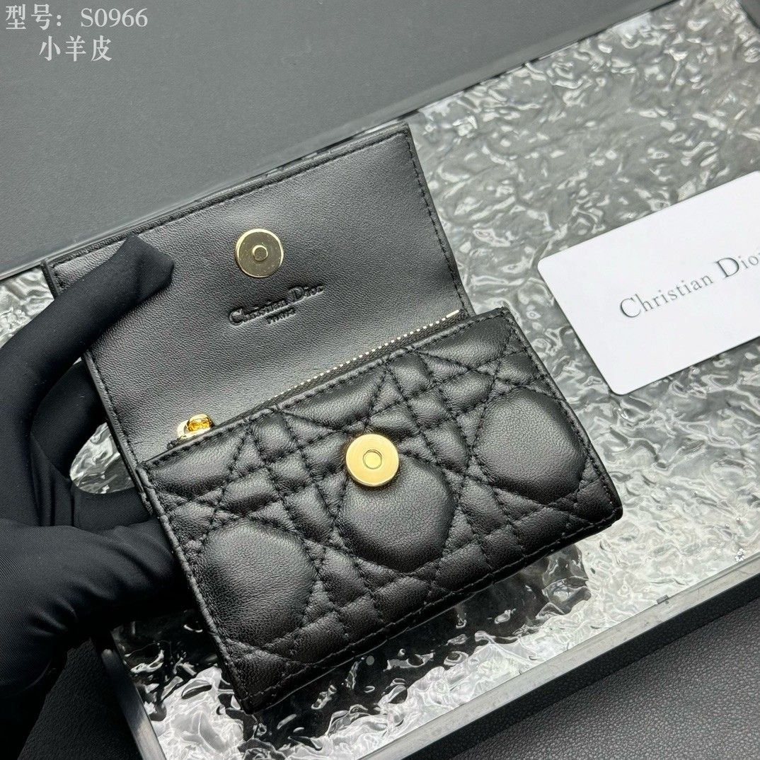 ディオール My Dior Glycine ウォレット 短財布 レザー A30399