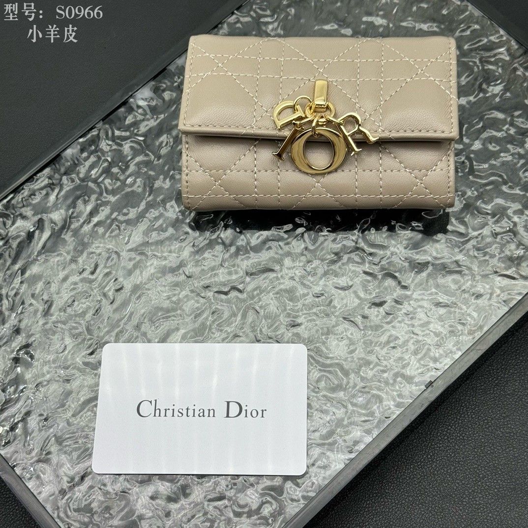 ディオール My Dior Glycine ウォレット 短財布 レザー A30399
