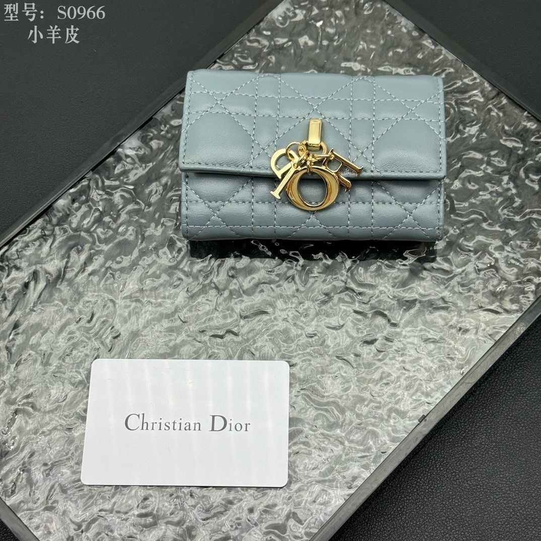 ディオール My Dior Glycine ウォレット 短財布 レザー A30399