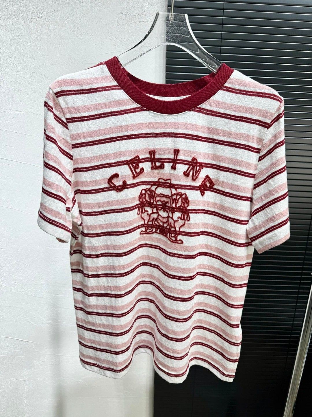 セリーヌ 半袖Tシャツ 刺繍 レディース 可愛い A30409