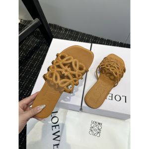 ロエベ サンダル レディース スリッパ レザー オシャレ A30414
