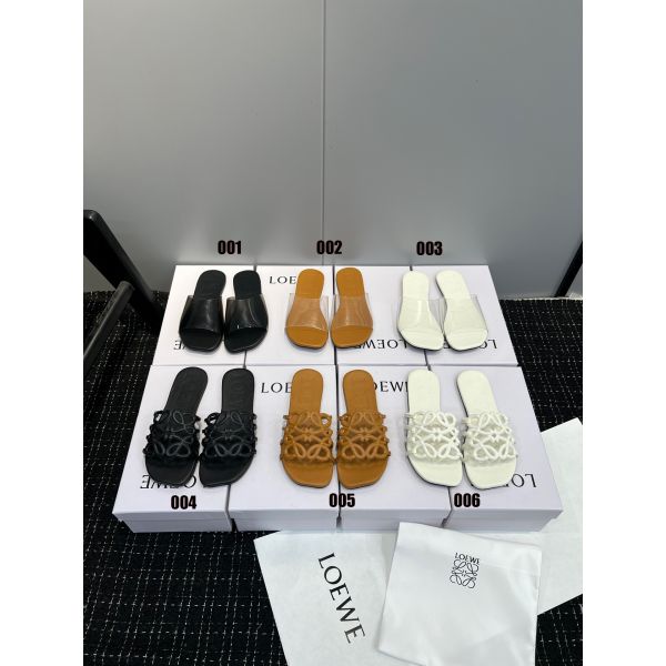 ロエベ サンダル レディース スリッパ レザー オシャレ A30414