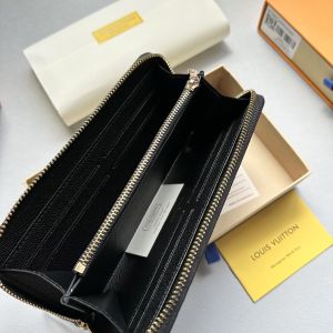 ルイヴィトン 長財布 牛革エンボス加工 現金 カード 領収書など収納 A30416