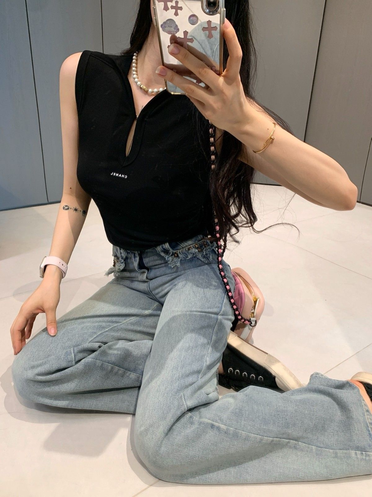 シャネル ベスト レディース オシャレ A30430