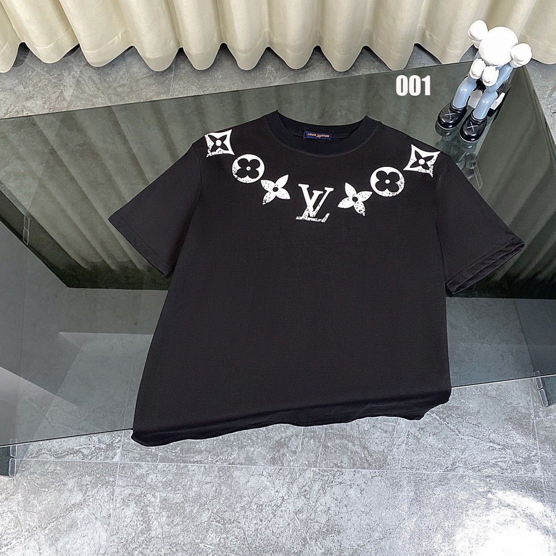 ルイヴィトン 半袖 Tシャツ クラシック ラウンドネック 男女向け A30427