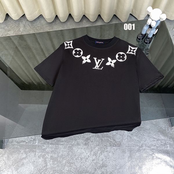 ルイヴィトン 半袖 Tシャツ クラシック ラウンドネック 男女向け A30427