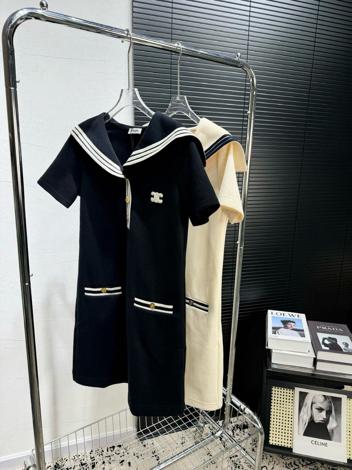 セリーヌ ワンピース 可愛い 2色 シンプル A30437