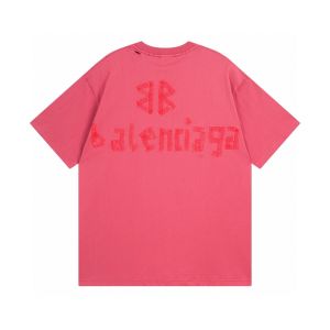 バレンシアガ 半袖Tシャツ クラシック プリント 高品質 A30436