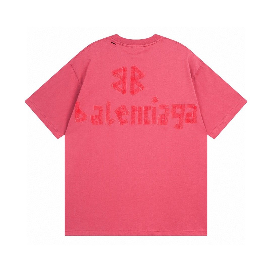 バレンシアガ 半袖Tシャツ クラシック プリント 高品質 A30436