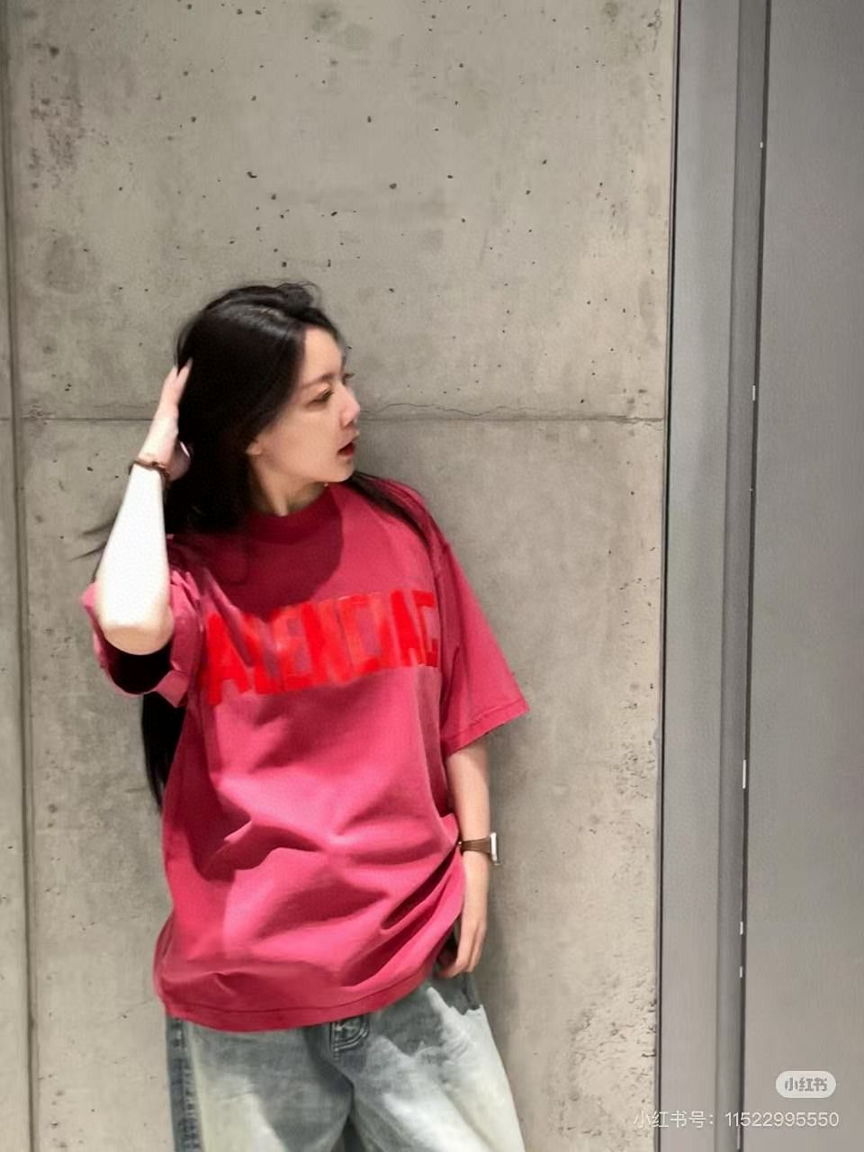 バレンシアガ 半袖Tシャツ クラシック プリント 高品質 A30436